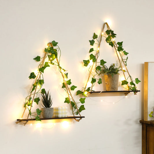 LuminaLeaf Decor Shelf