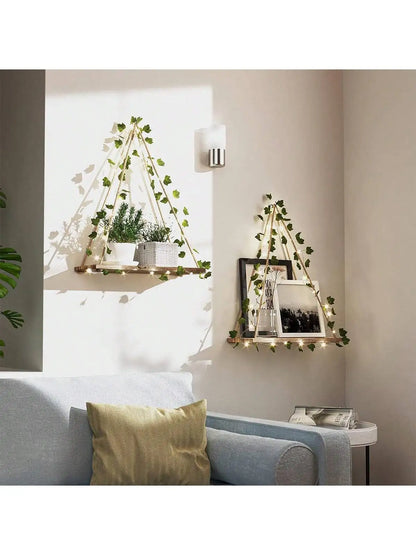 LuminaLeaf Decor Shelf