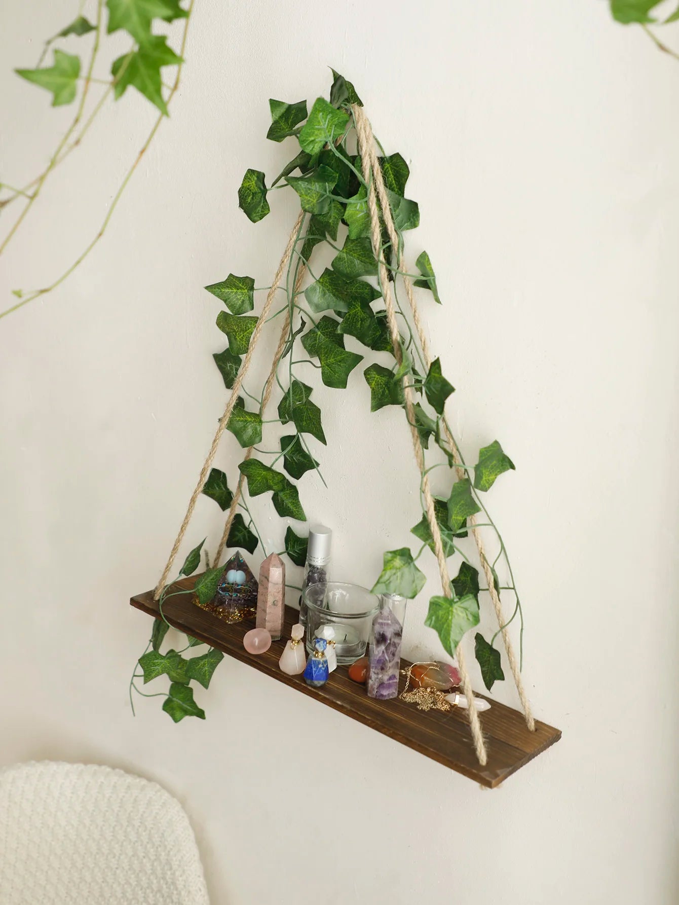 LuminaLeaf Decor Shelf