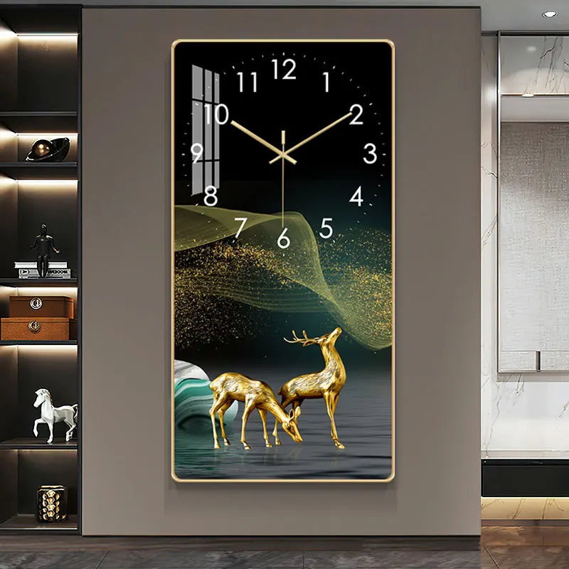 Luxurious Wall Painting Clock