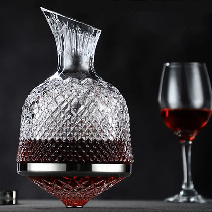 Prestige Crystal Rotating Decanter